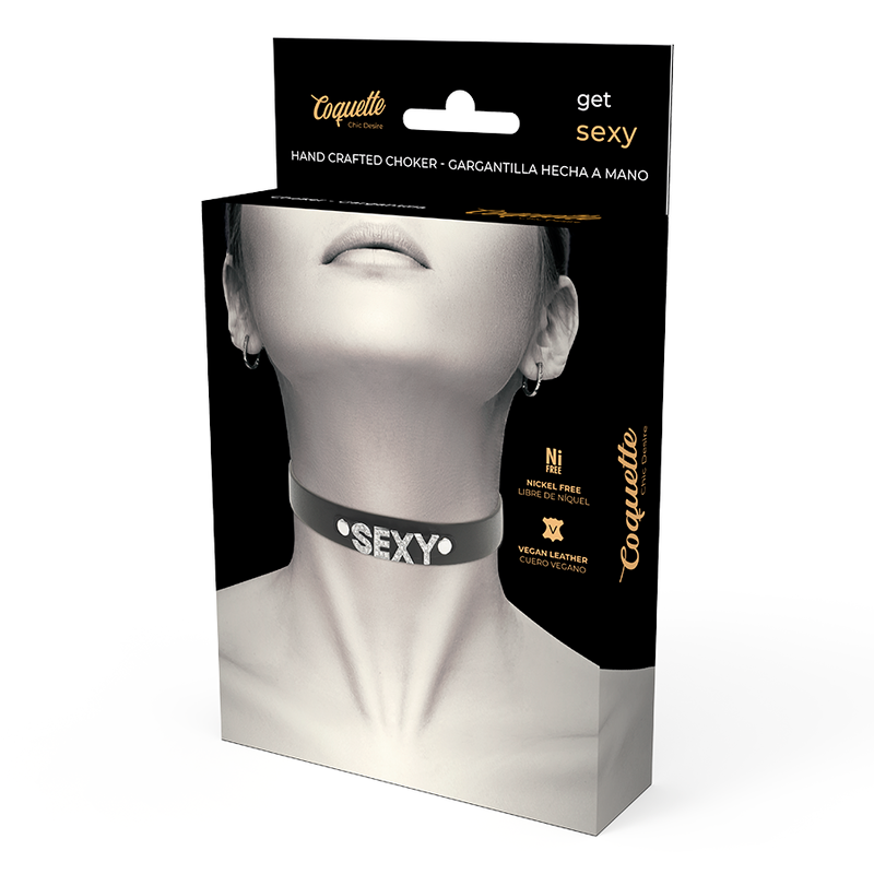 COQUETTE - CHIC DESIRE SEXY VEGAN LEATHER CHOKER