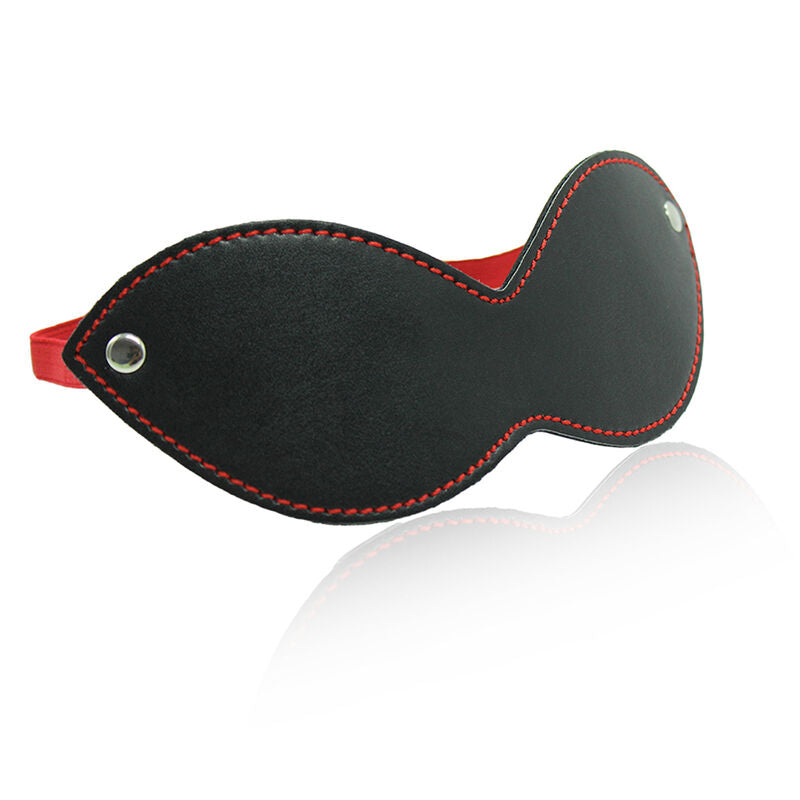 OHMAMA FETISH - BLACK-RED MASK WITH CLAMPS