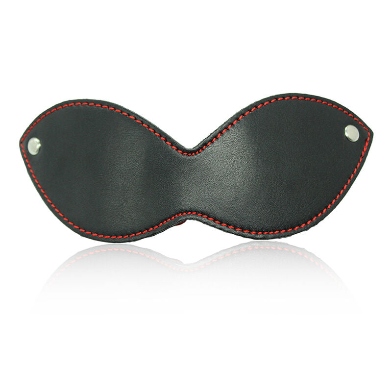 OHMAMA FETISH - BLACK-RED MASK WITH CLAMPS