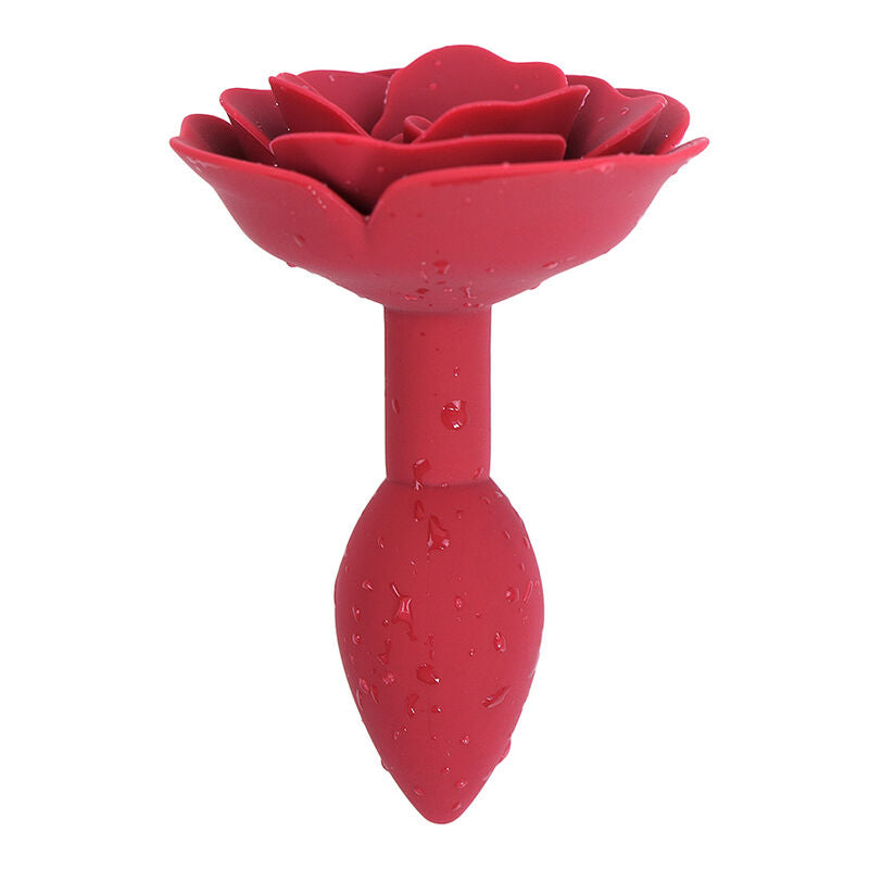 OHMAMA FETISH - PINK RED SILICONE ANAL PLUG