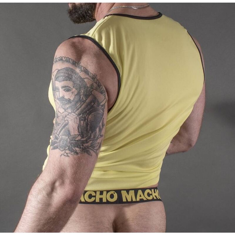 MACHO - YELLOW T-SHIRT S/M