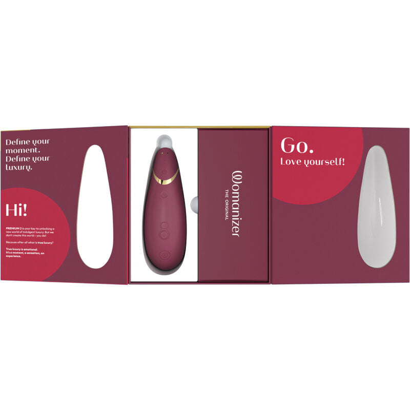 WOMANIZER - PREMIUM 2 CLITORAL STIMULATOR BORDEAUX