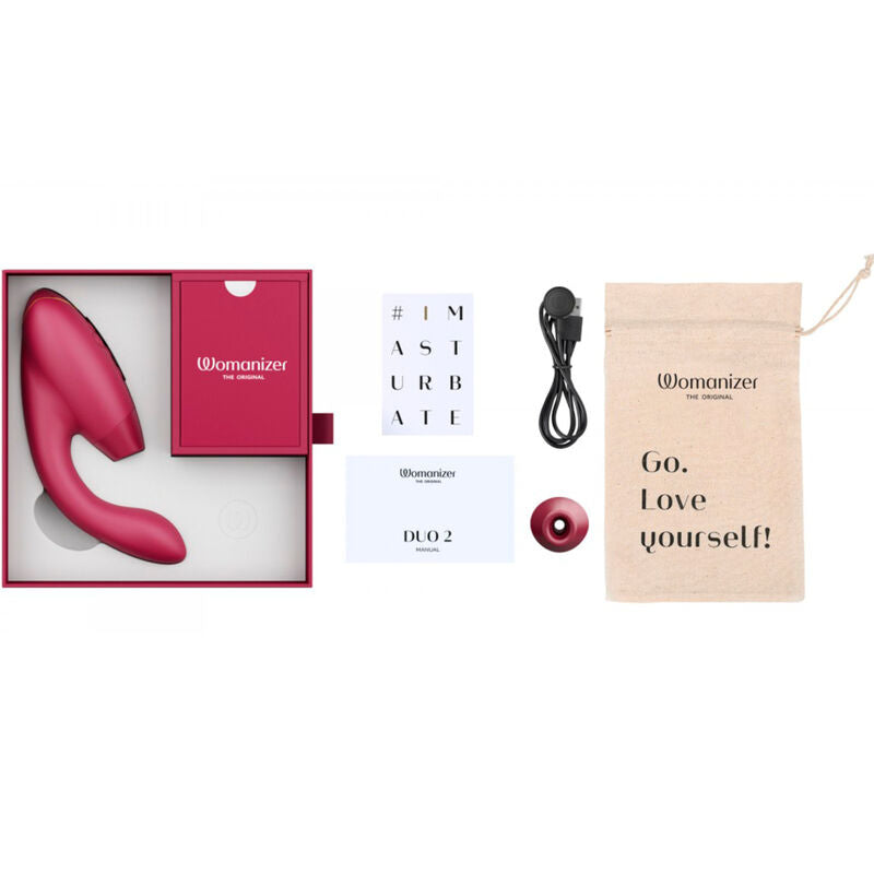 WOMANIZER - DUO 2 STIMULATOR BORDEAUX