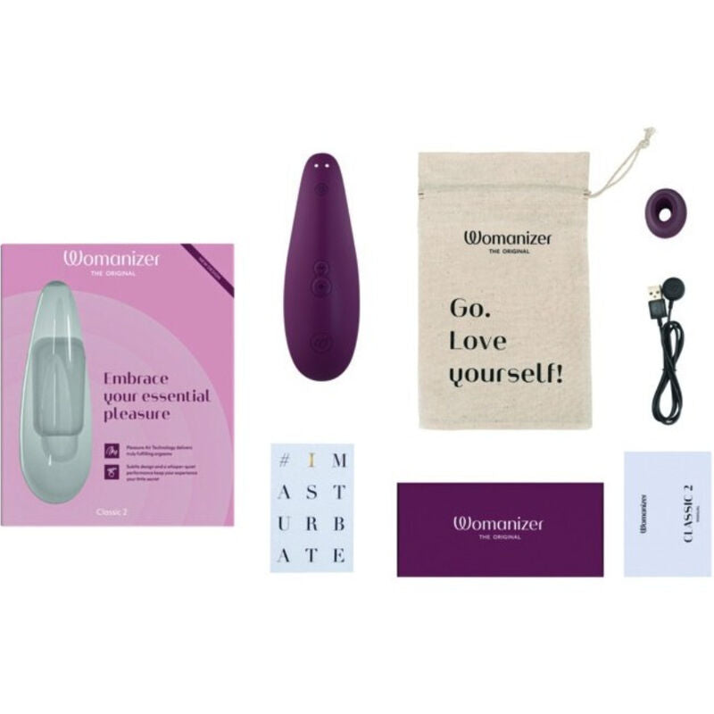 WOMANIZER - CLASSIC 2 CLITORAL STIMULATOR BORDEAUX