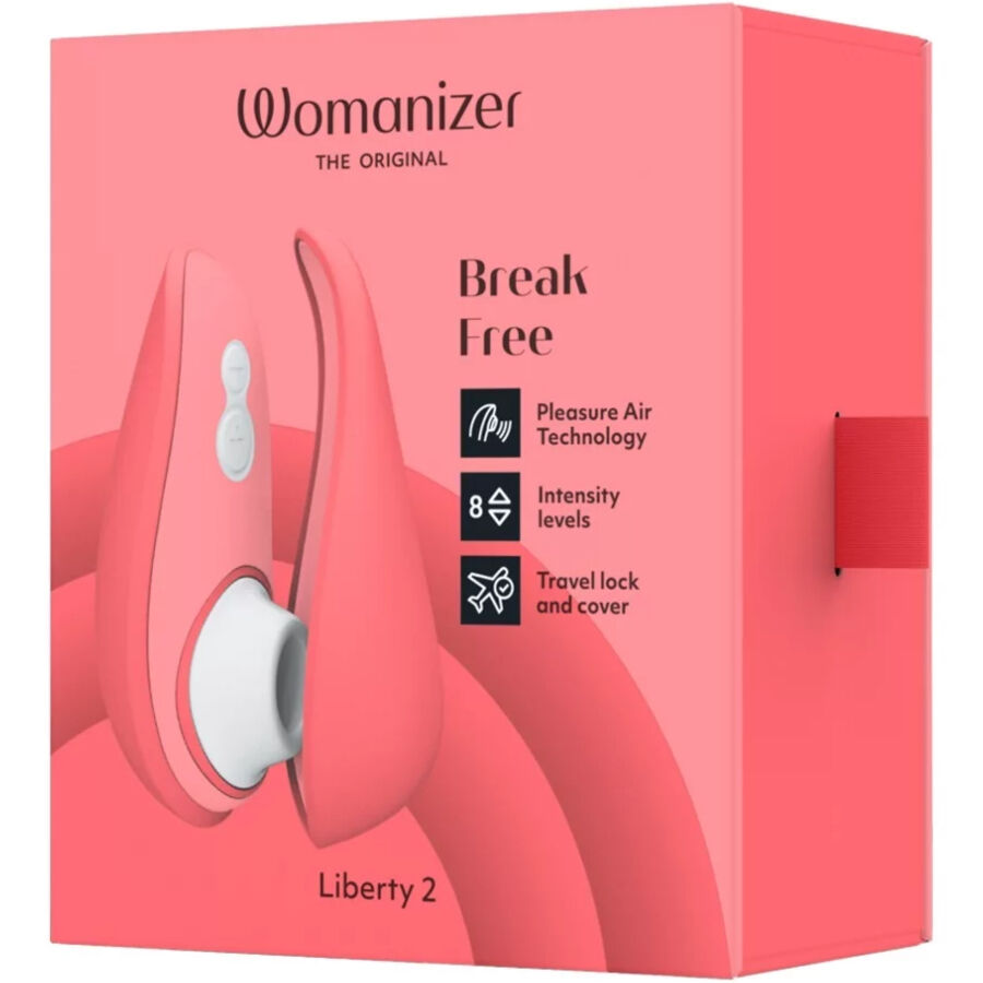 WOMANIZER - LIBERTY 2 CLITORIS STIMULATOR & SUCKER LIGHT GREEN