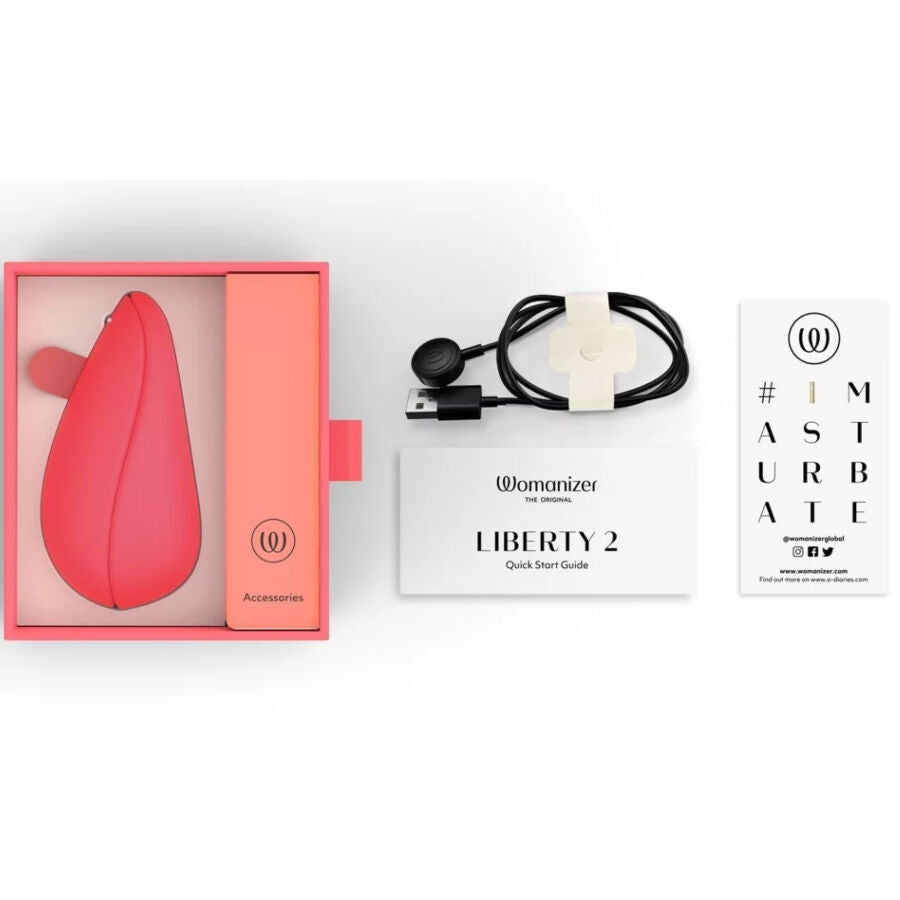 WOMANIZER - LIBERTY 2 CLITORIS STIMULATOR & SUCKER LIGHT GREEN