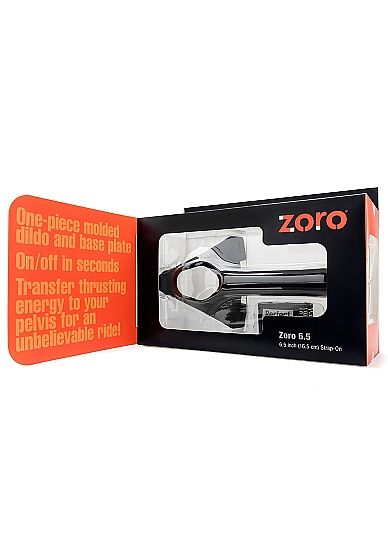 PERFECT FIT BRAND - ZORO STRAP ON 6.5 W S/M WAISTBAND BLACK