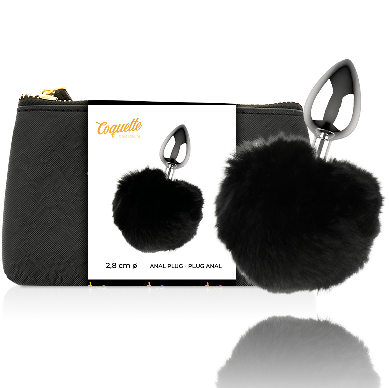 COQUETTE TOYS - ANAL PLUG METAL SIZE L 2.8 X 4.1 CM