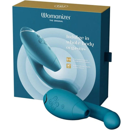 WOMANIZER - DUO 2 STIMULATOR BLUE PETROL