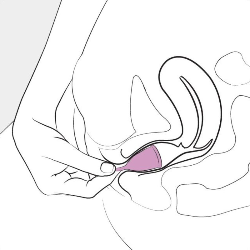 FEMINTIMATE - EVE SILICONE MENSTRUAL CUP SIZE L