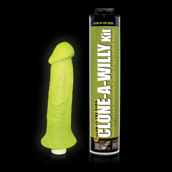 CLONE A WILLY - LUMINESCENT GREEN PENIS CLONER WITH VIBRATOR