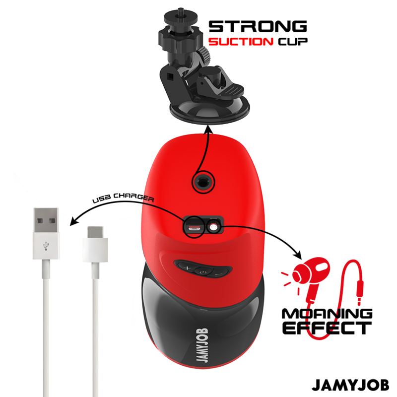 JAMYJOB - XPEED AUTOMATIC VAGINA MASTURBATOR 5 THRUSTING MODES AND SOUND EFFECT