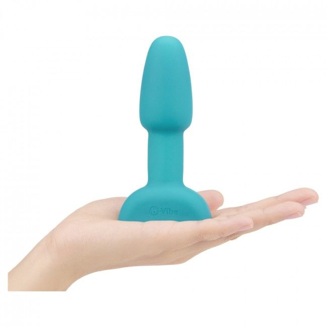 B-VIBE - RIMMING REMOTE CONTROL ANAL PLUG PETITE TEAL