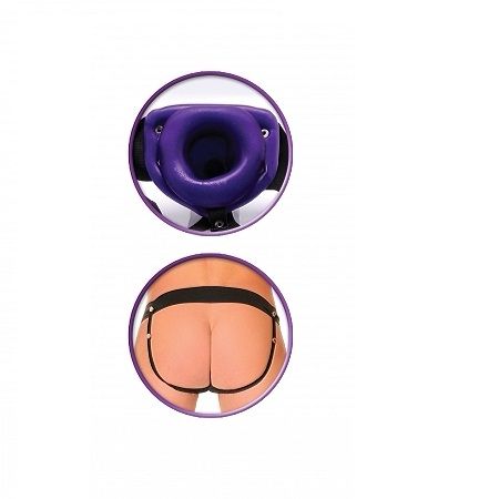 FETISH FANTASY SERIES - SERIES PURPLE DREAM HOLLOW STRAP ON