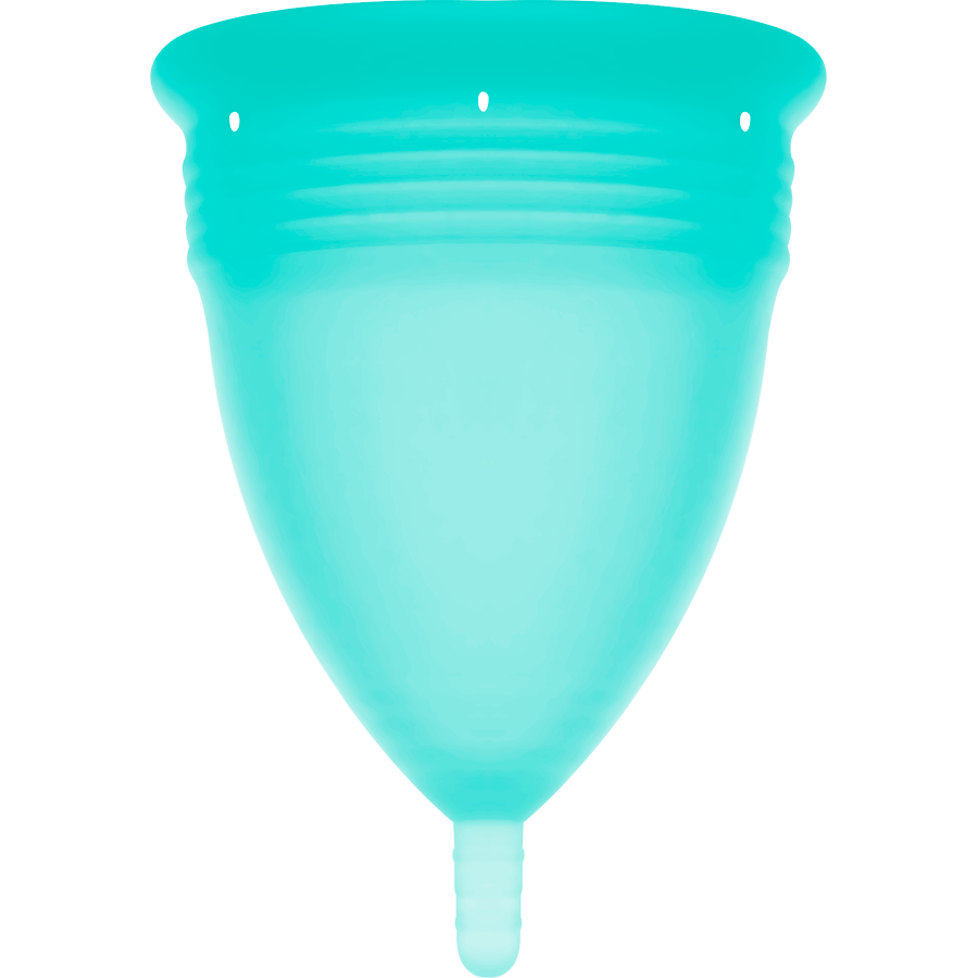 STERCUP - FDA SILICONE MENSTRUAL CUP SIZE L AQUAMARINE
